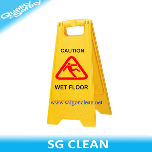Biển báo sàn caution wet floor